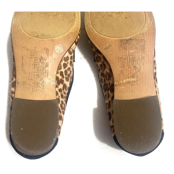 Vince Camuto Leopard Print Cow Hair Womens Flats Size 7.5 - Picture 8 of 11
